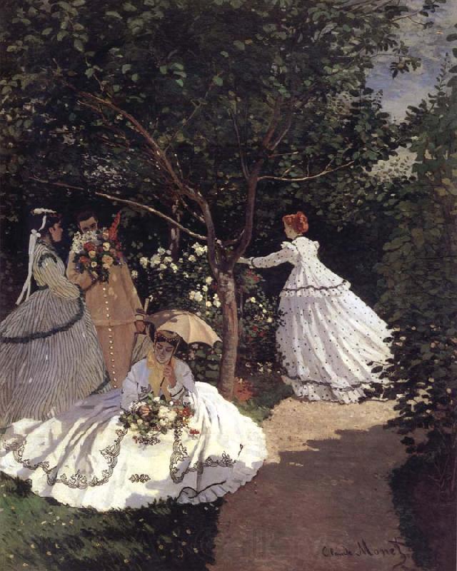 Claude Monet Femmes an Fardin